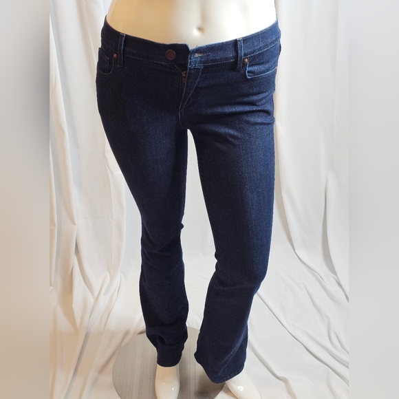 Ann Taylor Loft Flare Jeans in Darkwash sz 30/10 - Picture 4 of 10